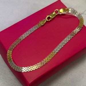 Tri-color made in Italy Bismark Elegant Bracelet